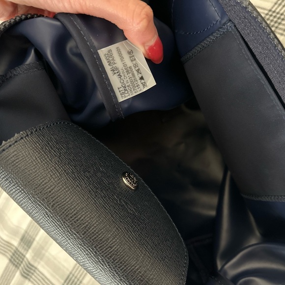 LONGCHAMP Le Pliage Neo S Top Handle Bag - Navy (USED) - Picture 7 of 12